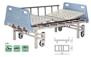 A425 Manual two-crank three folded bed